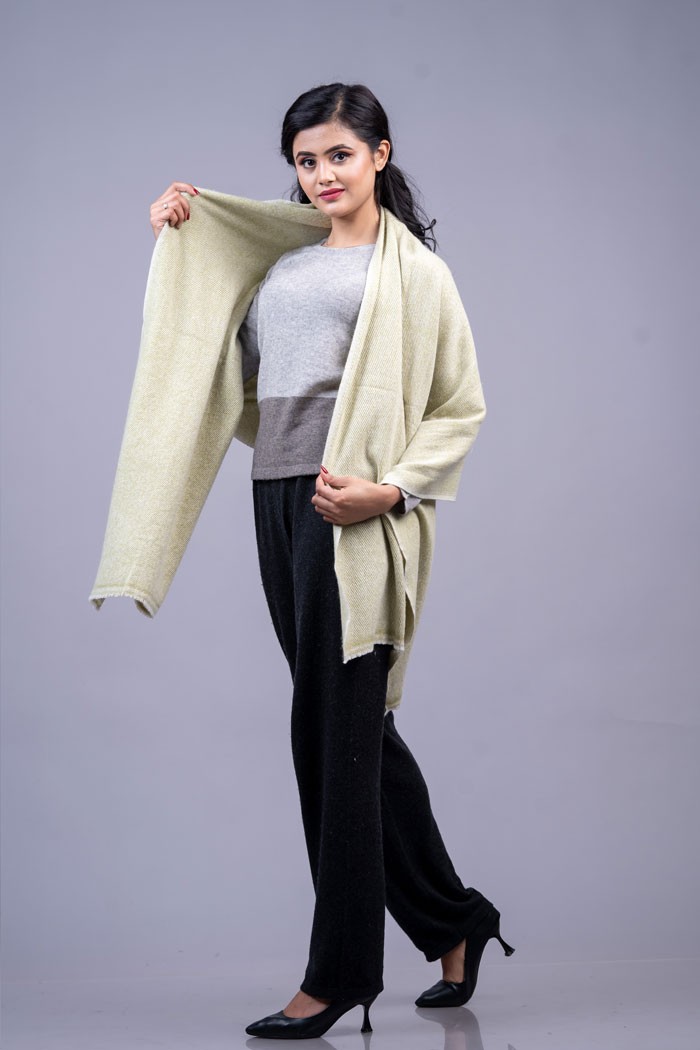 100% Pure Cashmere Stole 28"×80"