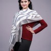 100% Pure Cashmere Stripped Stole 28"×80"